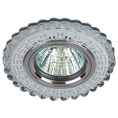 Встраиваемый светильник ЭРА LED с подсветкой DK LD35 SL/WH Б0036503