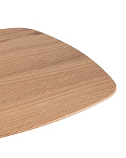Барный стол Stool Group Form 60*60 светлое дерево/черный УТ000036017 2