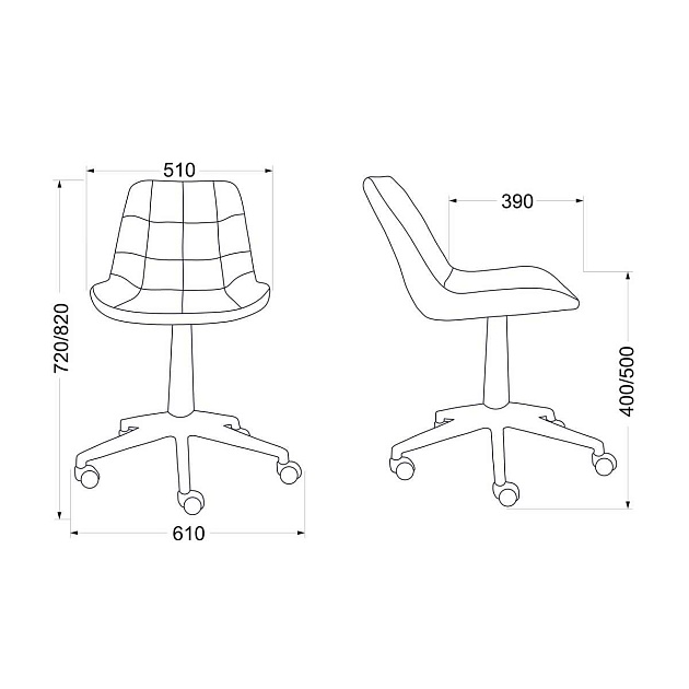 Поворотное кресло AksHome Carolyn велюр, мятный 91958 Фото № 2