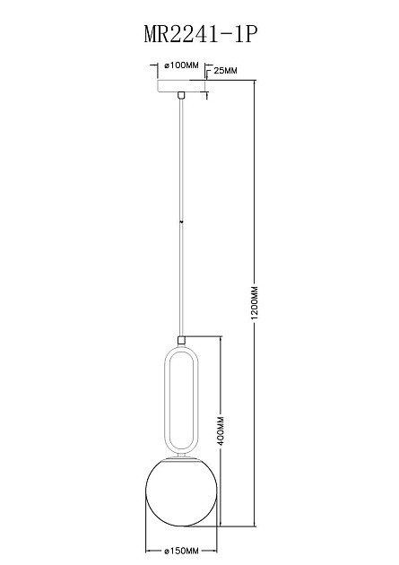 Подвесной светильник MyFar Pierre MR2241-1P изображение 2 Подвесной светильник MyFar Pierre MR2241-1P Фото № 2