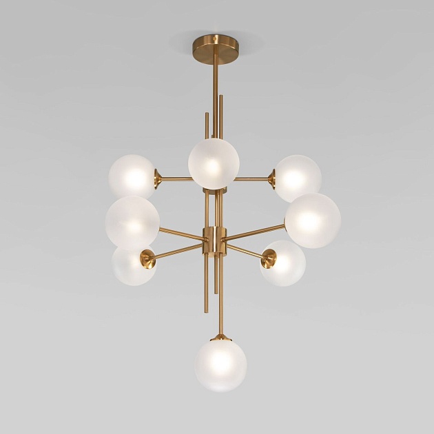 Подвесная люстра Eurosvet Volver 50383 латунь Smart Фото № 1