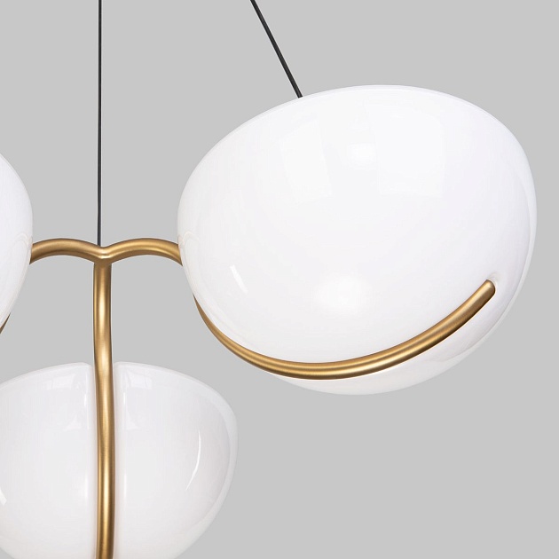 Подвесная светодиодная люстра Eurosvet Emisfero 50083/3 LED золото Фото № 2