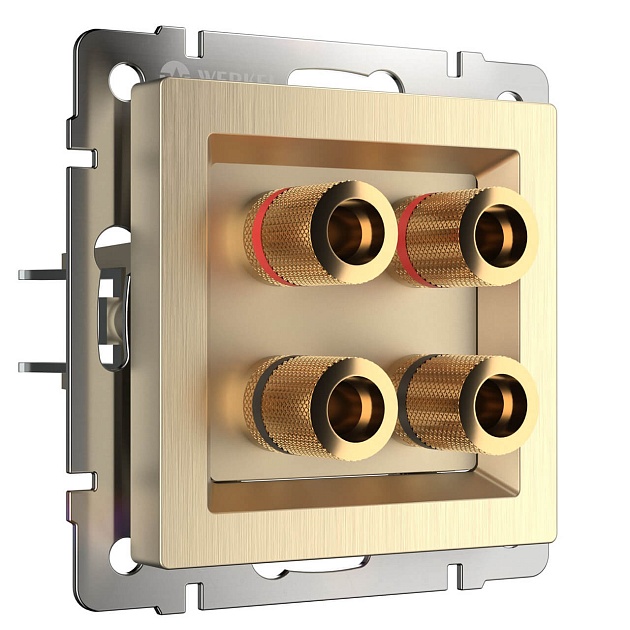 Акустическая розетка Werkel шампань рифленый W1185010 4690389160646 Фото № 1