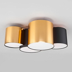 Потолочный светильник TK Lighting 3446 Mona Black/Gold 5