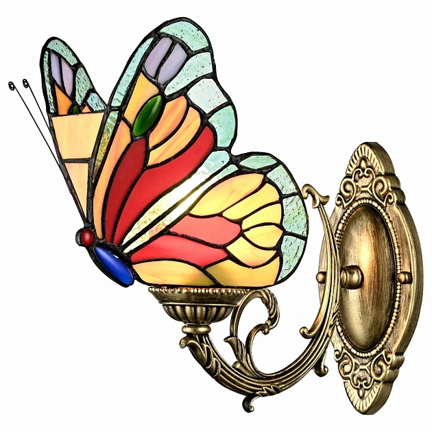 Светильник настенный VELANTE Стиль Tiffany 893-801-01 Фото № 1