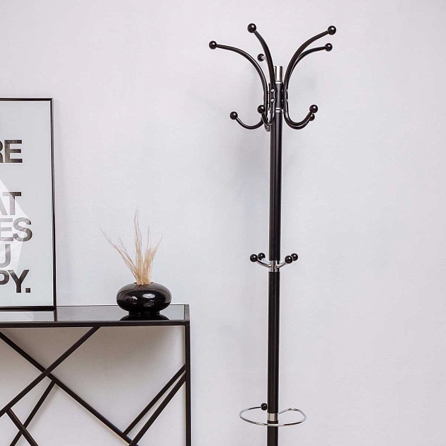 Напольная вешалка AksHome Antika черный, металл 50626 изображение 4 Напольная вешалка AksHome Antika черный, металл 50626 Фото № 4
