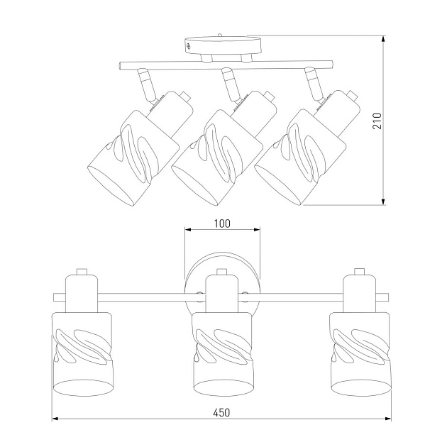 Спот Eurosvet Ansa 20120/3 перламутровое золото изображение 2 Спот Eurosvet Ansa 20120/3 перламутровое золото Фото № 2