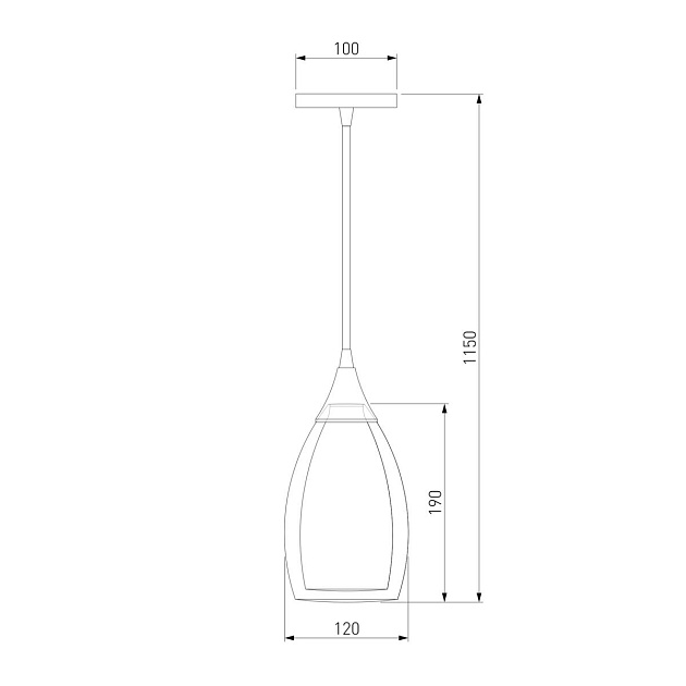 Подвесной светильник Eurosvet 50085/1 черный жемчуг изображение 2 Подвесной светильник Eurosvet 50085/1 черный жемчуг Фото № 2