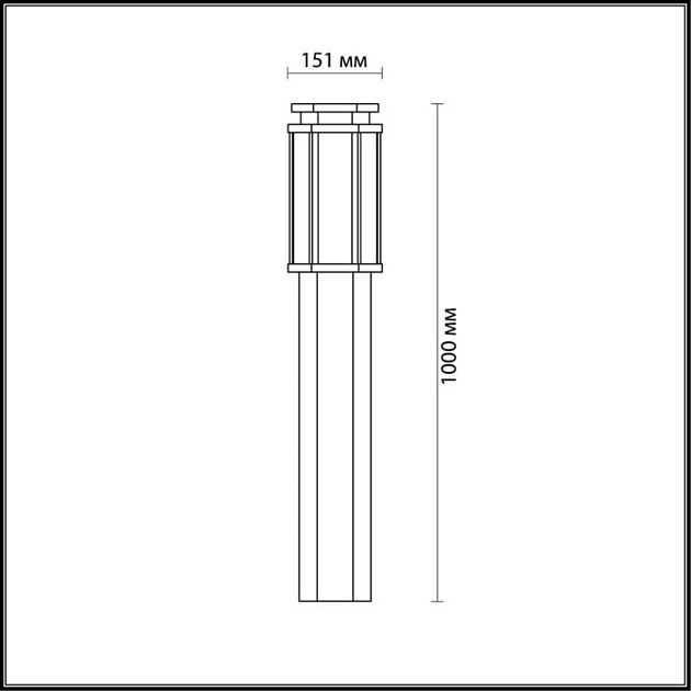 Уличный светильник Odeon Light Nature Gino 4048/1F Фото № 5