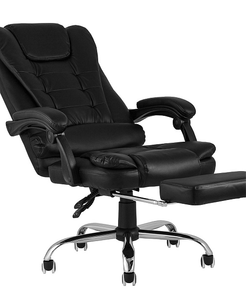 Кресло руководителя TopChairs President черное D-403 black Фото № 5