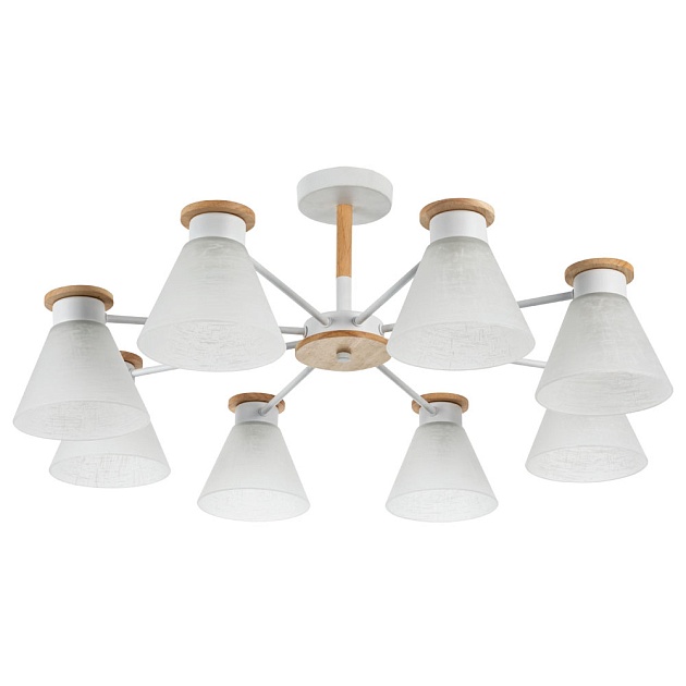 Потолочная люстра Arte Lamp Tyler A1031PL-8WH изображение 1 Потолочная люстра Arte Lamp Tyler A1031PL-8WH Фото № 1