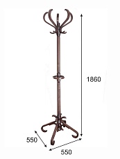 Напольная вешалка Мебелик В 10Н 001685 2