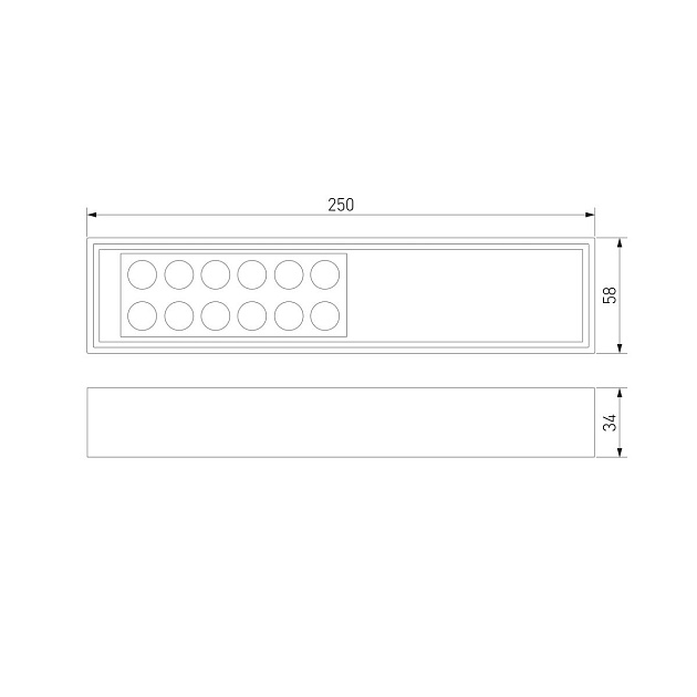Потолочный светодиодный светильник Elektrostandard Tend 25114/LED a068849 Фото № 2