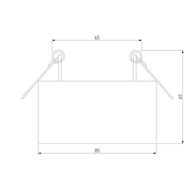 Встраиваемый светодиодный светильник Elektrostandard Glam 25095/LED a065708 Фото № 2