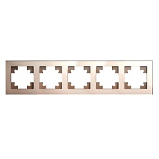 Рамка 5-постовая Stekker Катрин шампань GFR00-7005-02 39638