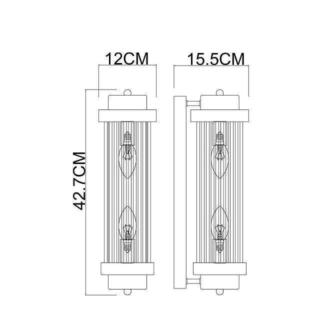 Настенный светильник Arte Lamp Hanna A1070AP-2PB изображение 2 Настенный светильник Arte Lamp Hanna A1070AP-2PB Фото № 2
