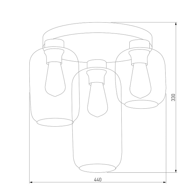 Потолочная люстра TK Lighting 3318 Marco Green изображение 3 Потолочная люстра TK Lighting 3318 Marco Green Фото № 3
