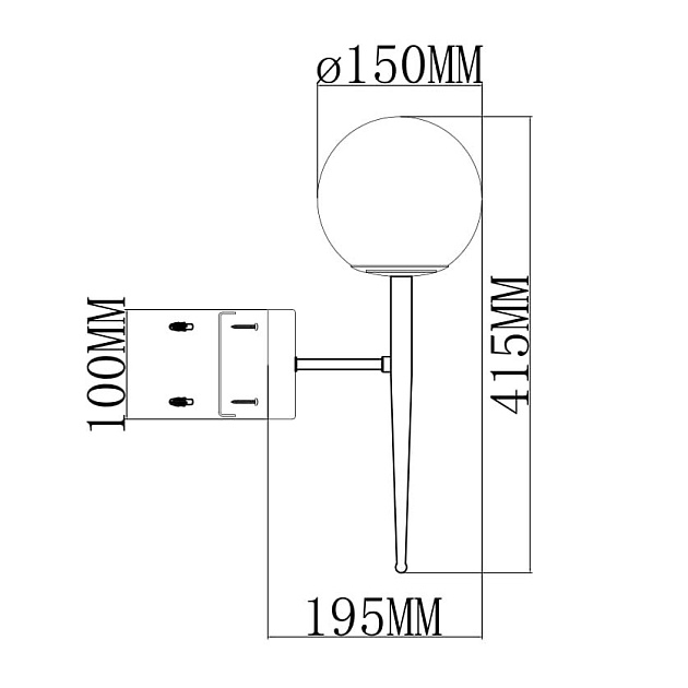 Бра Moderli Scrumbel V6042-1W Фото № 2