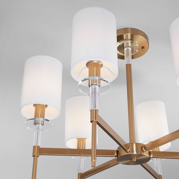 Подвесная люстра Eurosvet Brielle 60132/6 латунь изображение 4 Подвесная люстра Eurosvet Brielle 60132/6 латунь Фото № 4