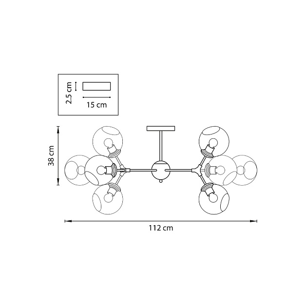 Потолочная люстра Lightstar BETA 785083 Фото № 2