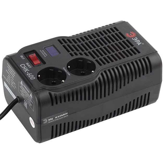 Стабилизатор напряжения ЭРА СНК-600 Б0032468 Фото № 1