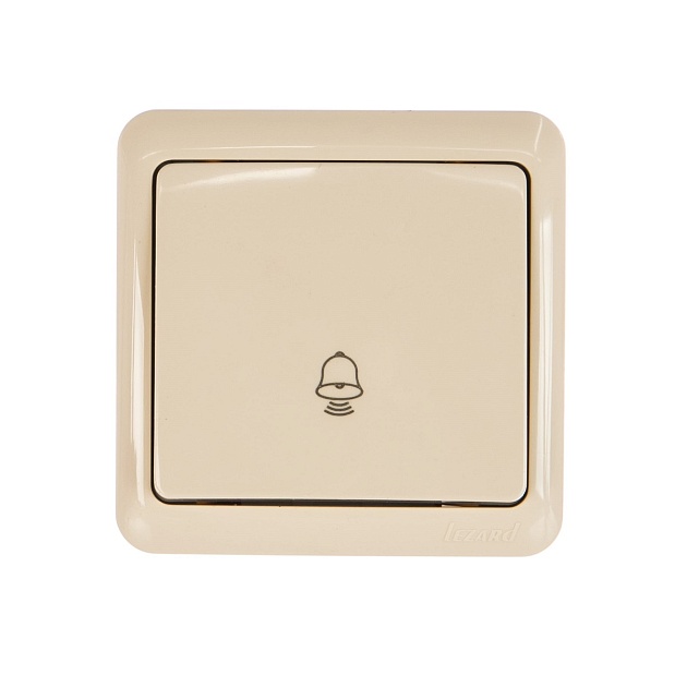 Кнопка звонка Lezard Viola кремовый 751-0300-103 Фото № 1