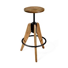 Барный стул Sheffilton SHT-ST16/S92 браш.коричневый/черный муар 3967016801