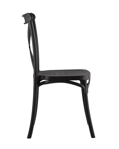 Кухонный стул Stool Group Кроссбэк пластиковый черный Y030 black Фото № 4