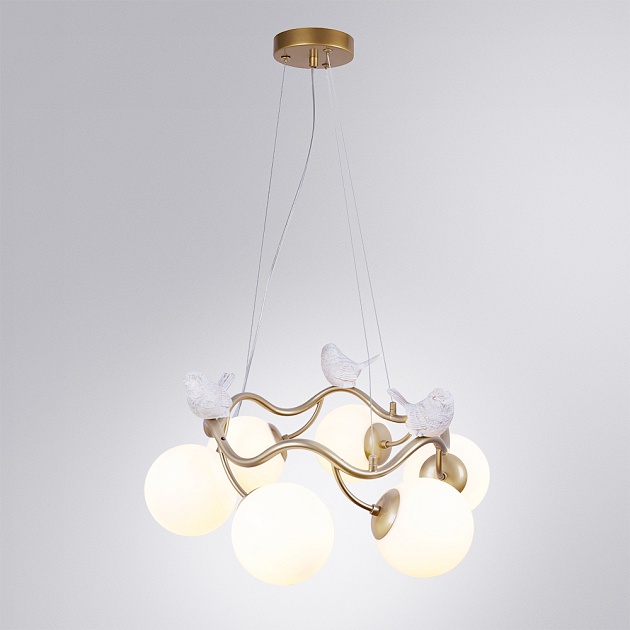 Подвесная люстра Arte Lamp Camomilla A9712LM-6SG Фото № 3