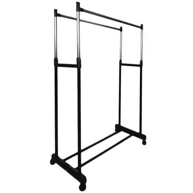 Гардеробная вешалка AksHome Diana на колесах, хром, металл 62180 Фото № 7