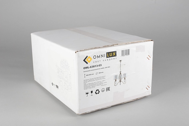 Подвесная люстра Omnilux Mellitto OML-63813-03 изображение 4 Подвесная люстра Omnilux Mellitto OML-63813-03 Фото № 4
