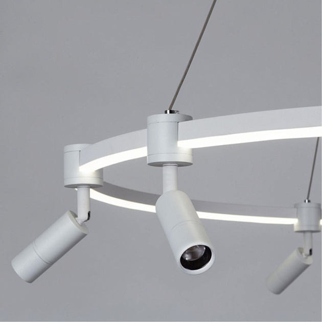 Подвесная светодиодная люстра Arte Lamp Ring A2186SP-1WH Фото № 4