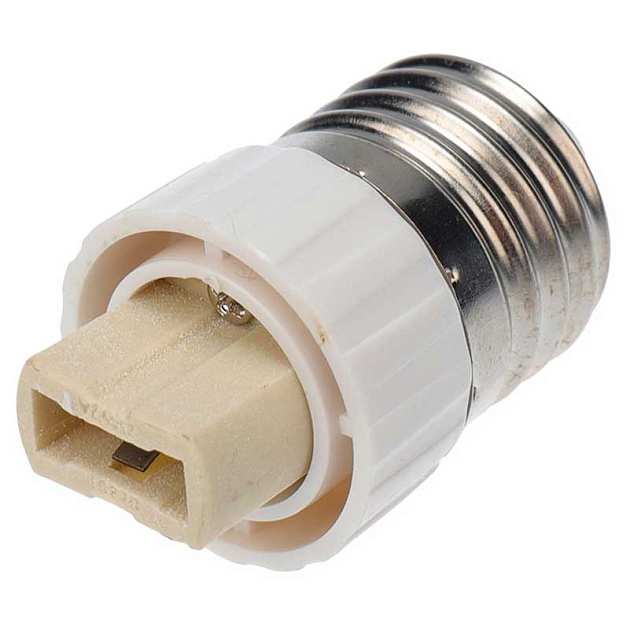 Переходник цокольный E27-G9 белый REXANT 11-8858 Фото № 1