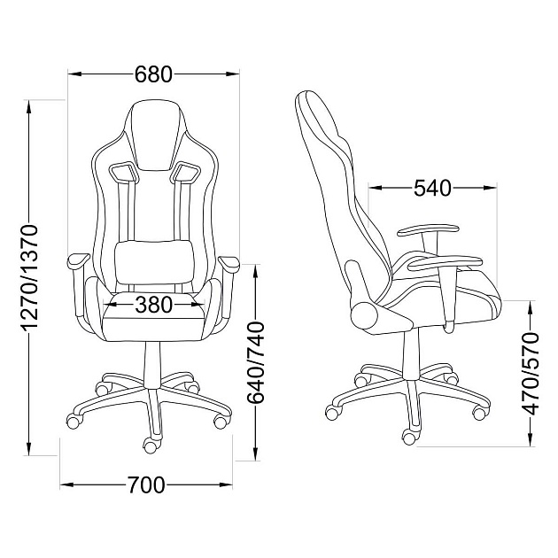 Игровое кресло AksHome Royal светло-серый, велюр 75222 изображение 2 Игровое кресло AksHome Royal светло-серый, велюр 75222 Фото № 2