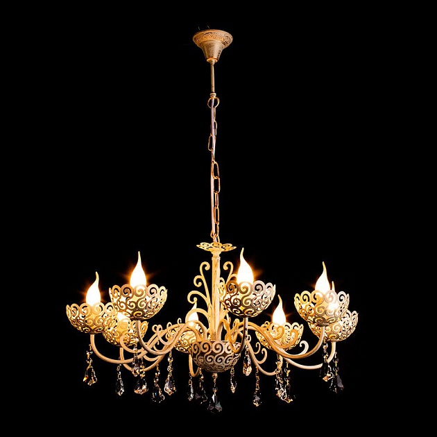 Подвесная люстра Arte Lamp Fleece A4554LM-8WG Фото № 5