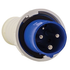 Вилка переносная 033 2Р+РЕ 63А 220В IP67 EKF PROxima ps-033-63-220