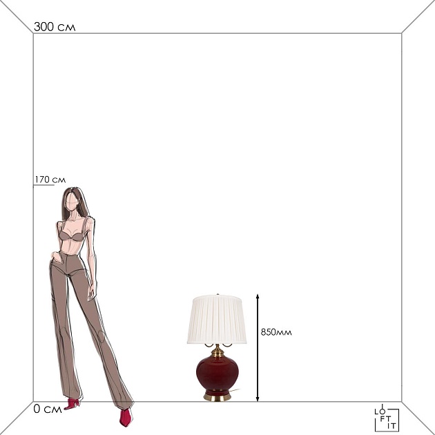 Настольная лампа Loft IT Ruby 10267T/L изображение 3 Настольная лампа Loft IT Ruby 10267T/L Фото № 3