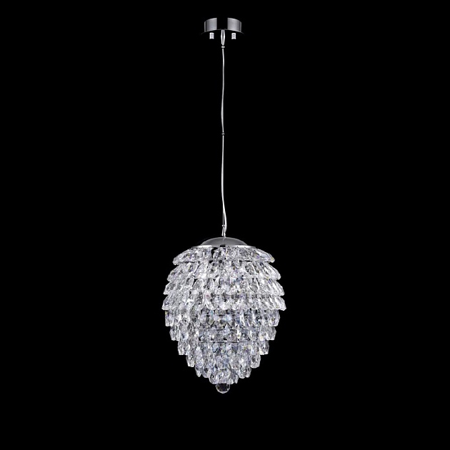 Подвесной светильник Crystal Lux Charme SP4 Chrome/Transparent изображение 1 Подвесной светильник Crystal Lux Charme SP4 Chrome/Transparent Фото № 1