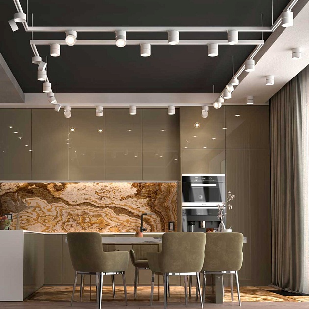 Трековый трехфазный светодиодный светильник Novotech Port Groda 358780 Фото № 6