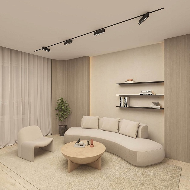 Трековый светодиодный светильник Denkirs Edder DK6646-BK Фото № 4