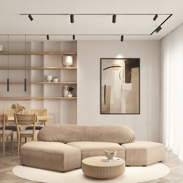 Трековый светодиодный светильник Denkirs Simple Spot DK8110-BK Фото № 5