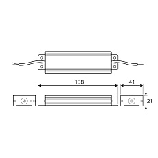 Блок питания Gauss 75W 12V IP67 BT523 2