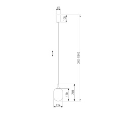 Подвесной светильник Eurosvet Pineapple 50266/1 прозрачный 1