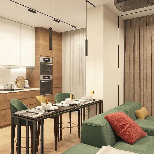 Трековый светодиодный светильник Denkirs Smart Spot DK8008-BK Фото № 12