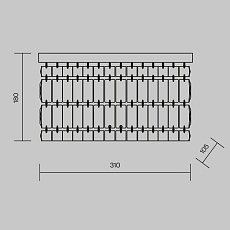 Настенный светильник Maytoni Dune DIA005WL-02CH 1