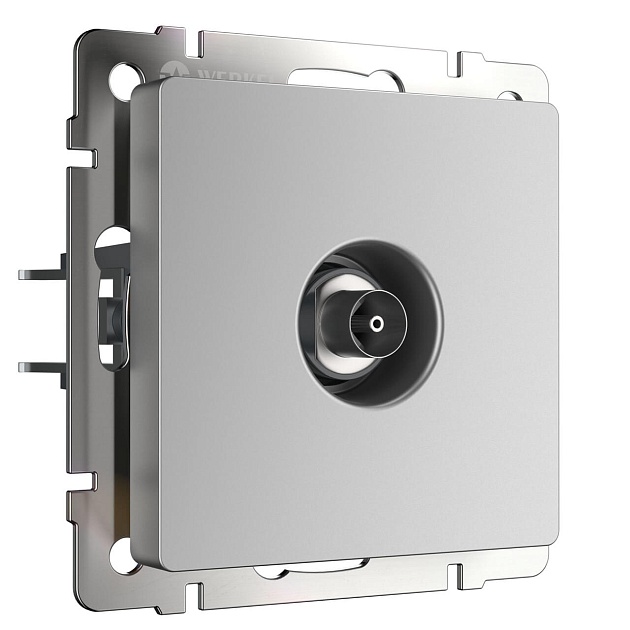 ТВ-розетка оконечная Werkel серебряный W1183006 4690389156533 изображение 1 ТВ-розетка оконечная Werkel серебряный W1183006 4690389156533 Фото № 1