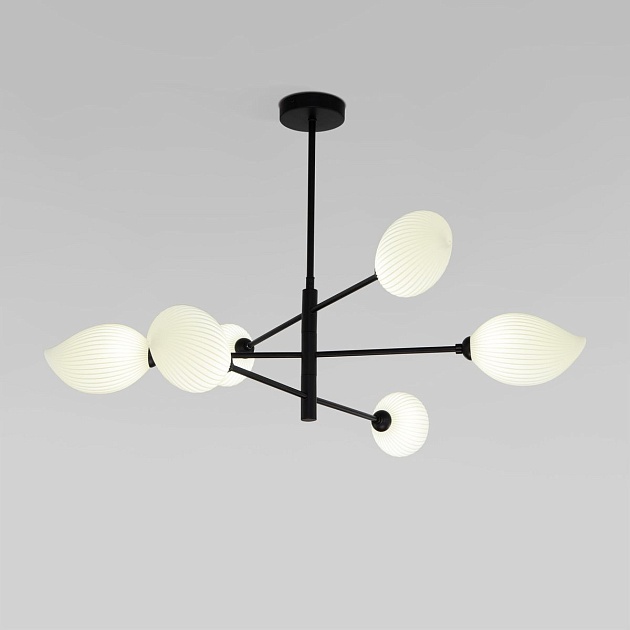 Подвесная люстра Eurosvet Sinki 30189/6 черный изображение 6 Подвесная люстра Eurosvet Sinki 30189/6 черный Фото № 6