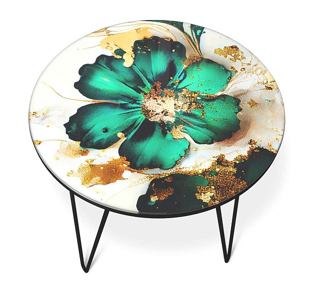 Журнальный стол Sheffilton SHT-CT27 малахитово зеленый/черный муар 4007482110 изображение 5 Журнальный стол Sheffilton SHT-CT27 малахитово зеленый/черный муар 4007482110 Фото № 5