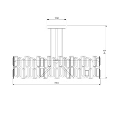 Потолочная люстра Bogates Zolletta 339/8 Strotskis Smart 2