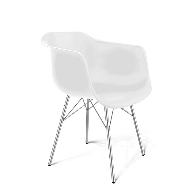 Стул Sheffilton SHT-ST31/S64 белый / хром лак 7554867704 изображение 1 Стул Sheffilton SHT-ST31/S64 белый / хром лак 7554867704 Фото № 1